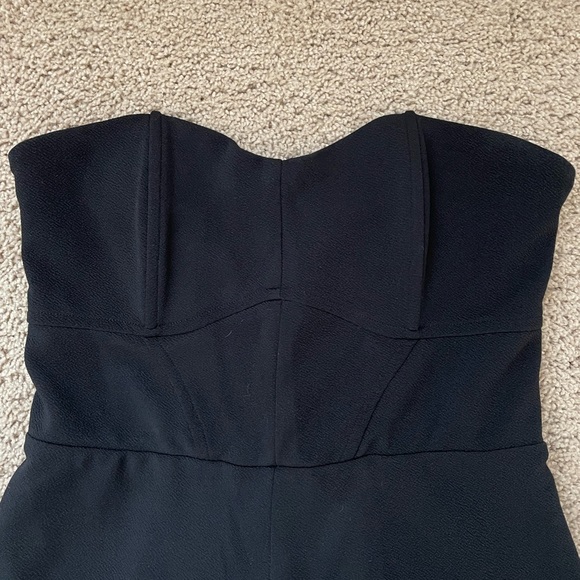 Strapless Black Jumpsuit - Picture 2 of 4